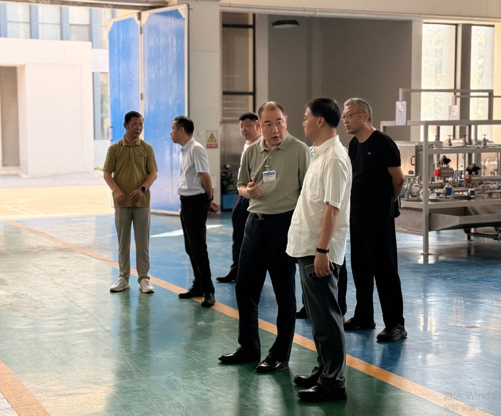 舟山市人大常委会副主任及相关部门领导来海骊达调研